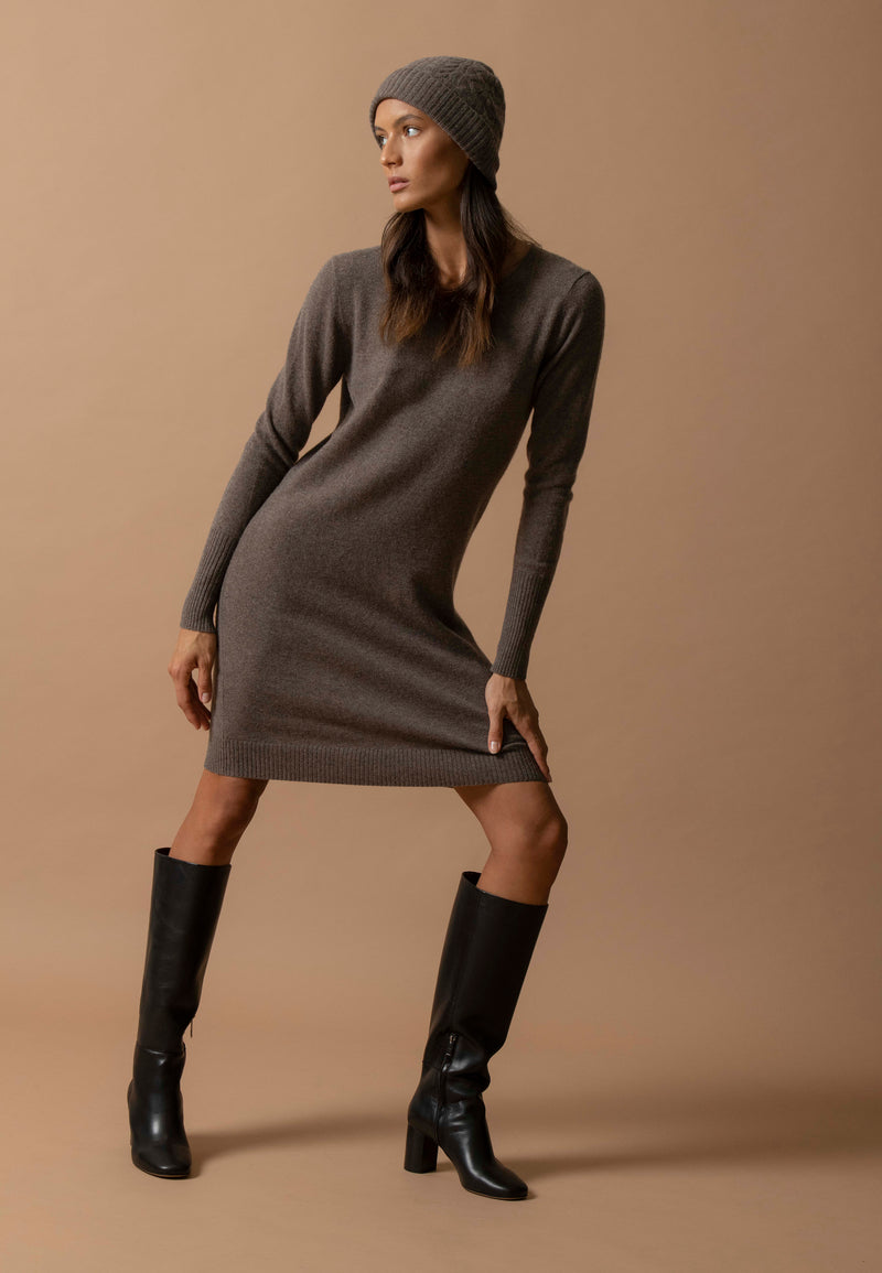 Bonnet 4 Fils - Popi - Taupe Chiné