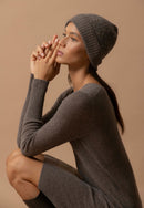 Bonnet 4 Fils - Popi - Taupe Chiné