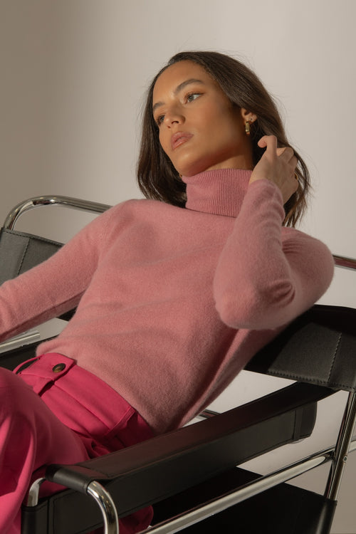 Pull Col Roulé - Ashley - Pétale