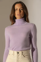 Roll Neck Jumper - Ashley - Mauve