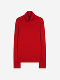 Pull Col Roulé 4 Fils Willow - Rouge