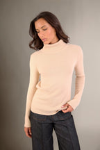 Pull Col Roulé 4Fils Willow - Beige