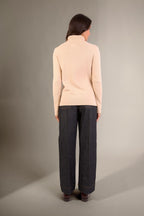 Pull Col Roulé 4Fils Willow - Beige