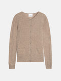 Cardigan Col Rond Amy - Taupe Clair Chiné