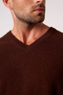 Pull Col V - Alexander - Café
