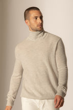 Pull Col Roulé Trevor - Glacier Chiné