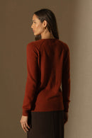 Pull Col Rond - Wilma - Auburn