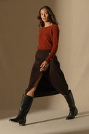 Pull Col Rond - Wilma - Auburn