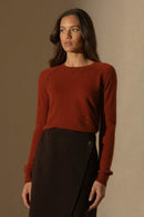 Pull Col Rond - Wilma - Auburn