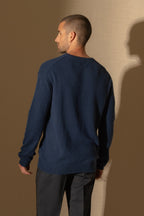 Round Neck Jumper - Soan - Midnight