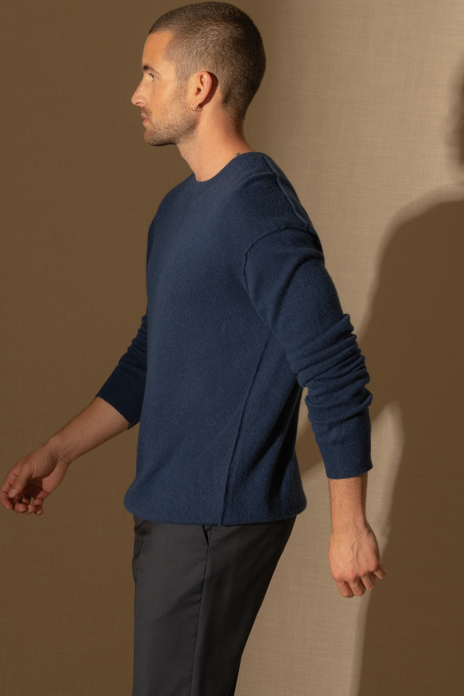 Round Neck Jumper - Soan - Midnight