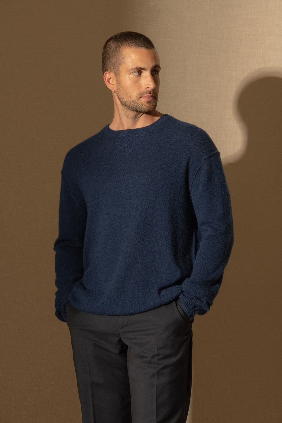 Round Neck Jumper - Soan - Midnight