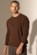 Jersey Cuello Redondo - Soan - Café