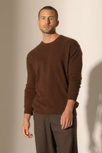 Jersey Cuello Redondo - Soan - Café