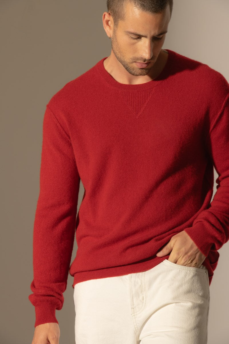 Pull Col Rond - Soan - Rubis
