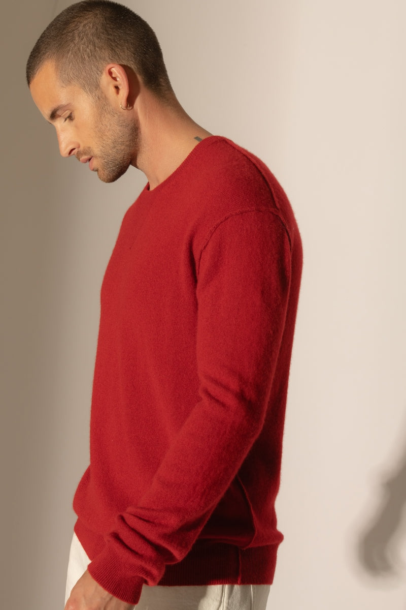 Pull Col Rond - Soan - Rubis