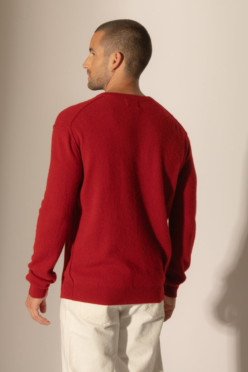 Pull Col Rond - Soan - Rubis