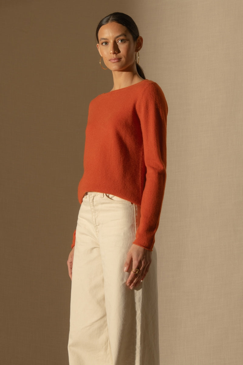 Pull Col Bateau Megan - Safran