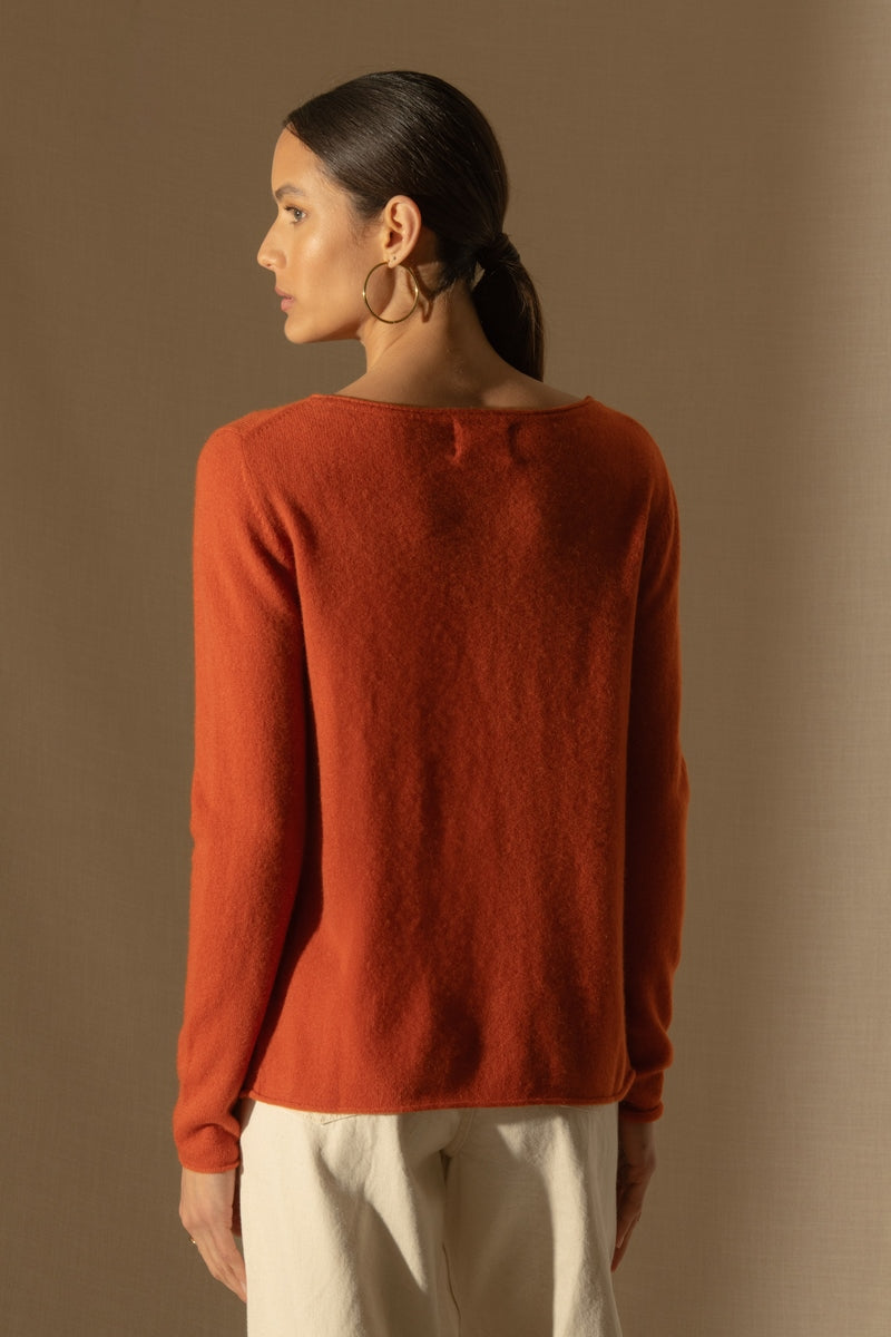 Pull Col Bateau Megan - Safran