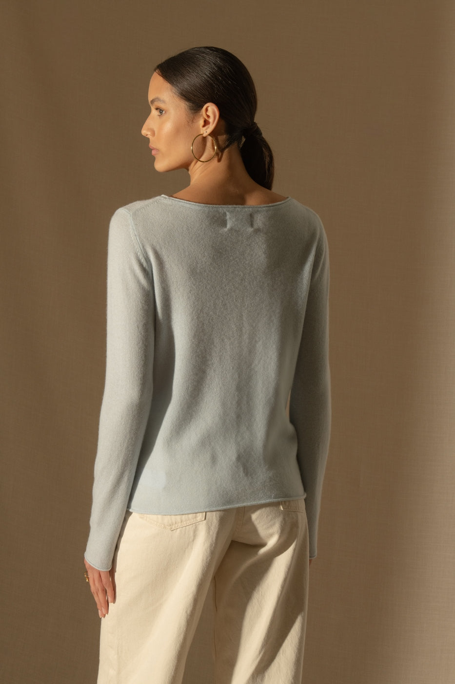 Pull Col Bateau Megan - Givre