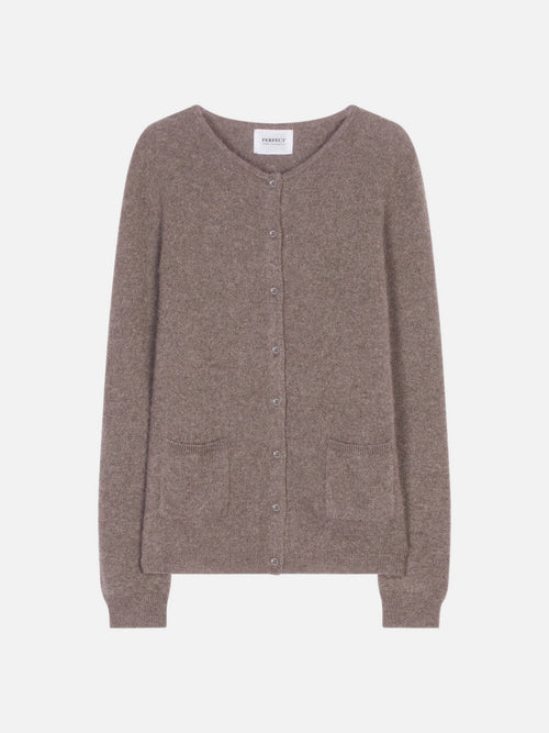 Cardigan Col Rond - Amy - Caribou Chiné