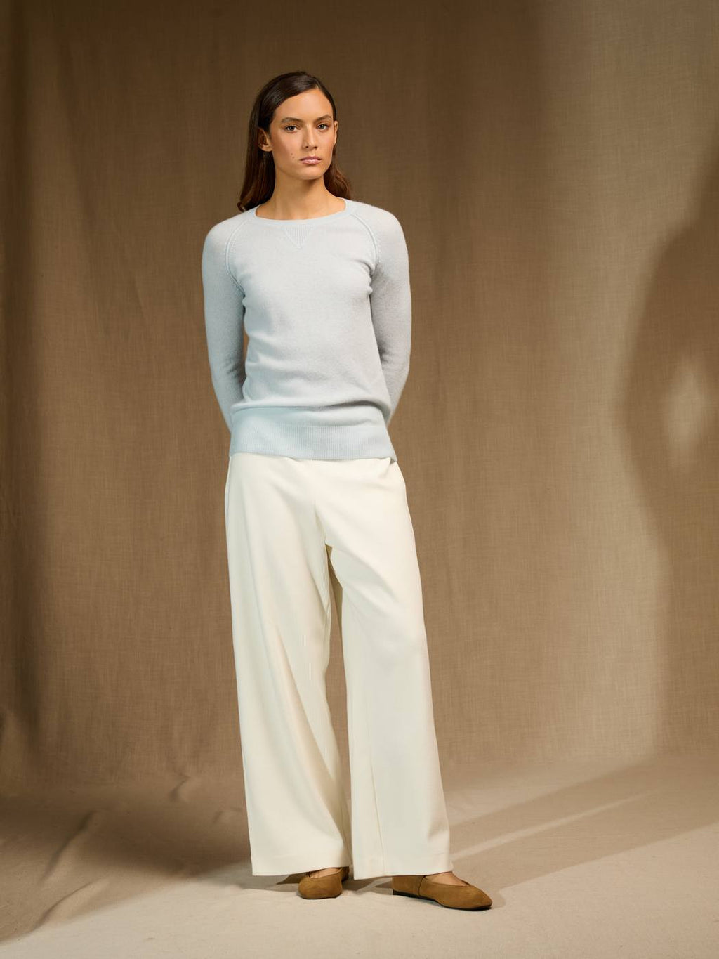 Round Neck Jumper - Wilma - Frost