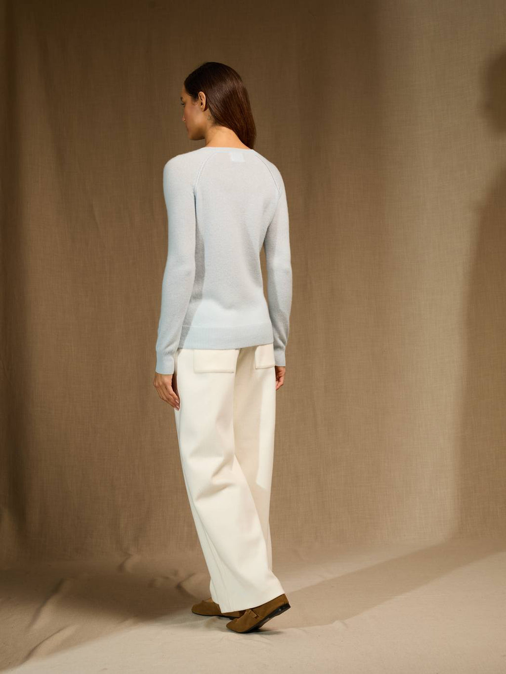 Round Neck Jumper - Wilma - Frost
