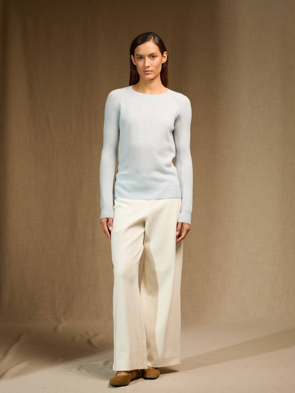 Round Neck Jumper - Wilma - Frost