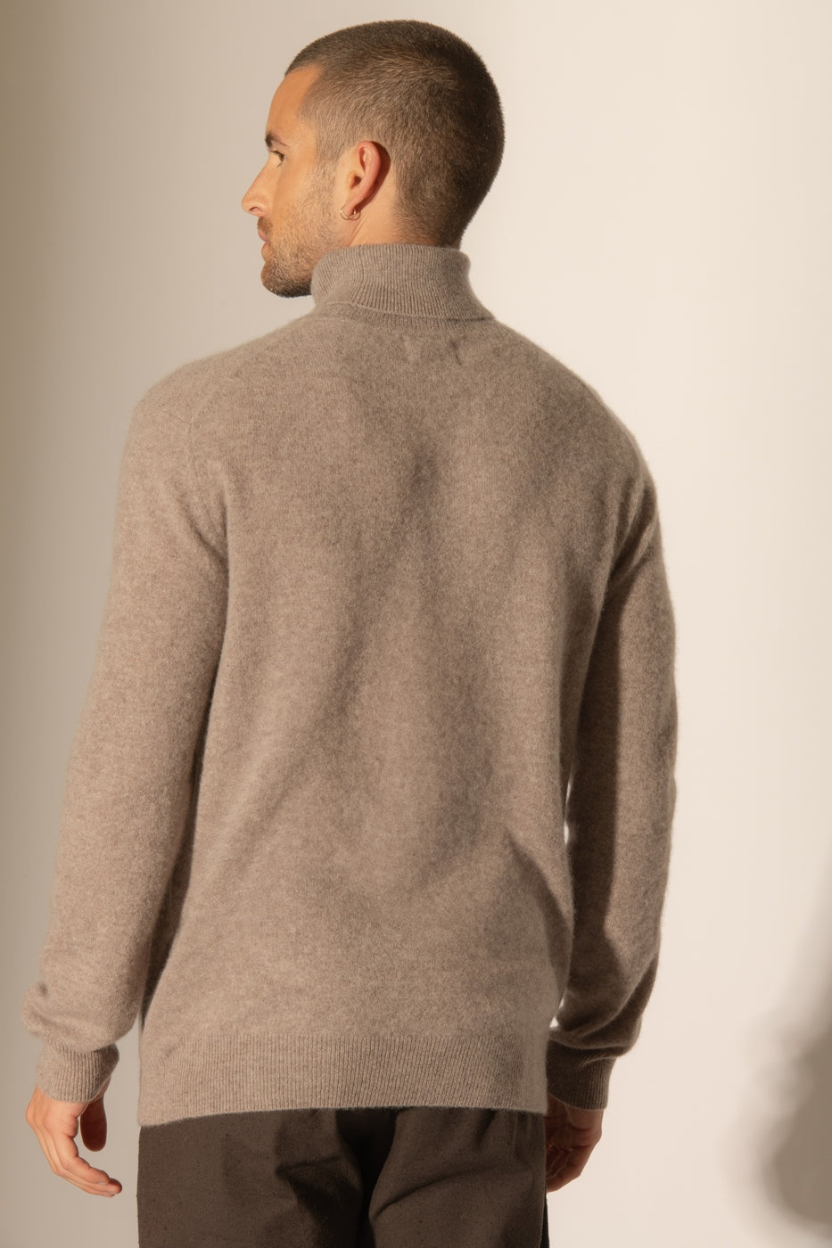 Pull Col Roulé - Trevor - Caribou Chiné