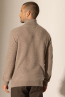 Pull Col Roulé - Trevor - Caribou Chiné
