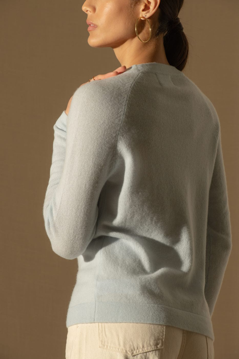 Pull Col Rond Whitney - Givre
