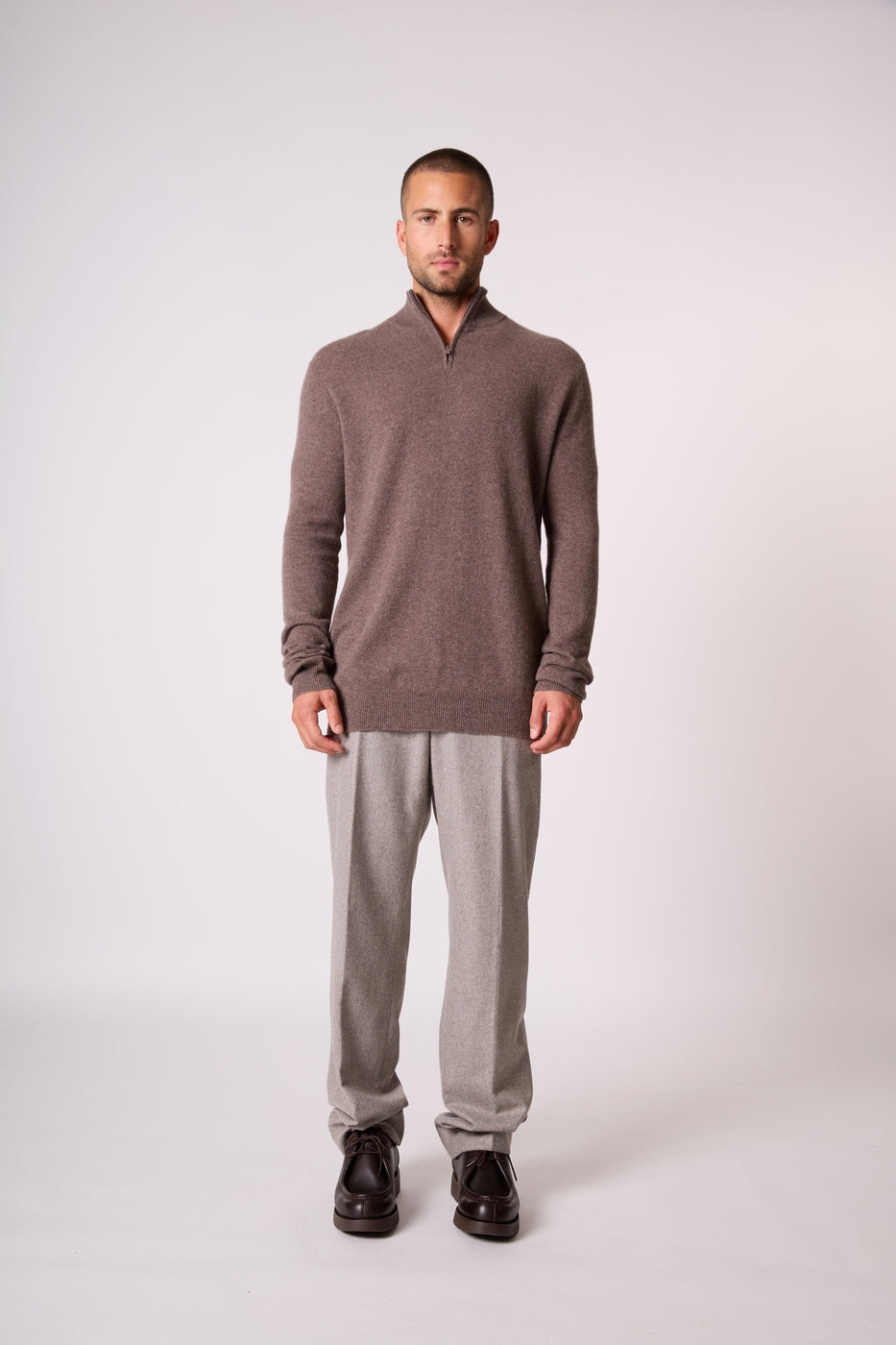 Jersey Camionero - Greg - Taupe Jaspeado