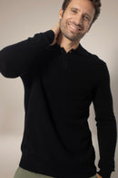 Polo Manches Longues - Spencer - Noir