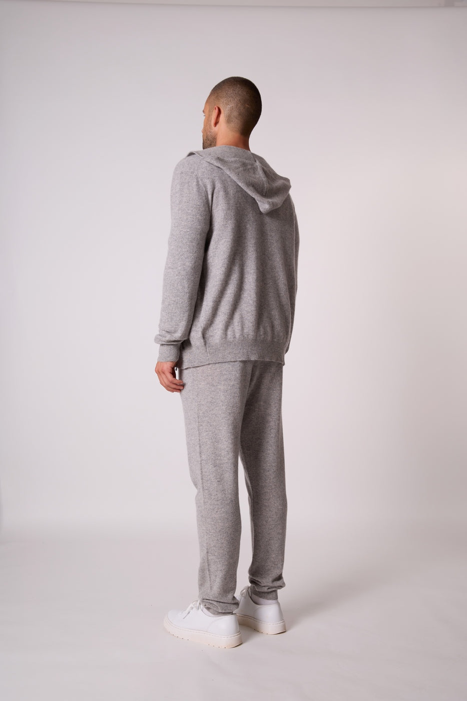 Gilet Zippé Capuche - Eldo - Nuage Chiné