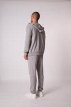 Gilet Zippé Capuche - Eldo - Nuage Chiné