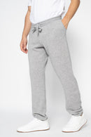 Jogging Stuart - Nuage Chiné - 100% Cachemire 2 Fils - Jersey - Homme