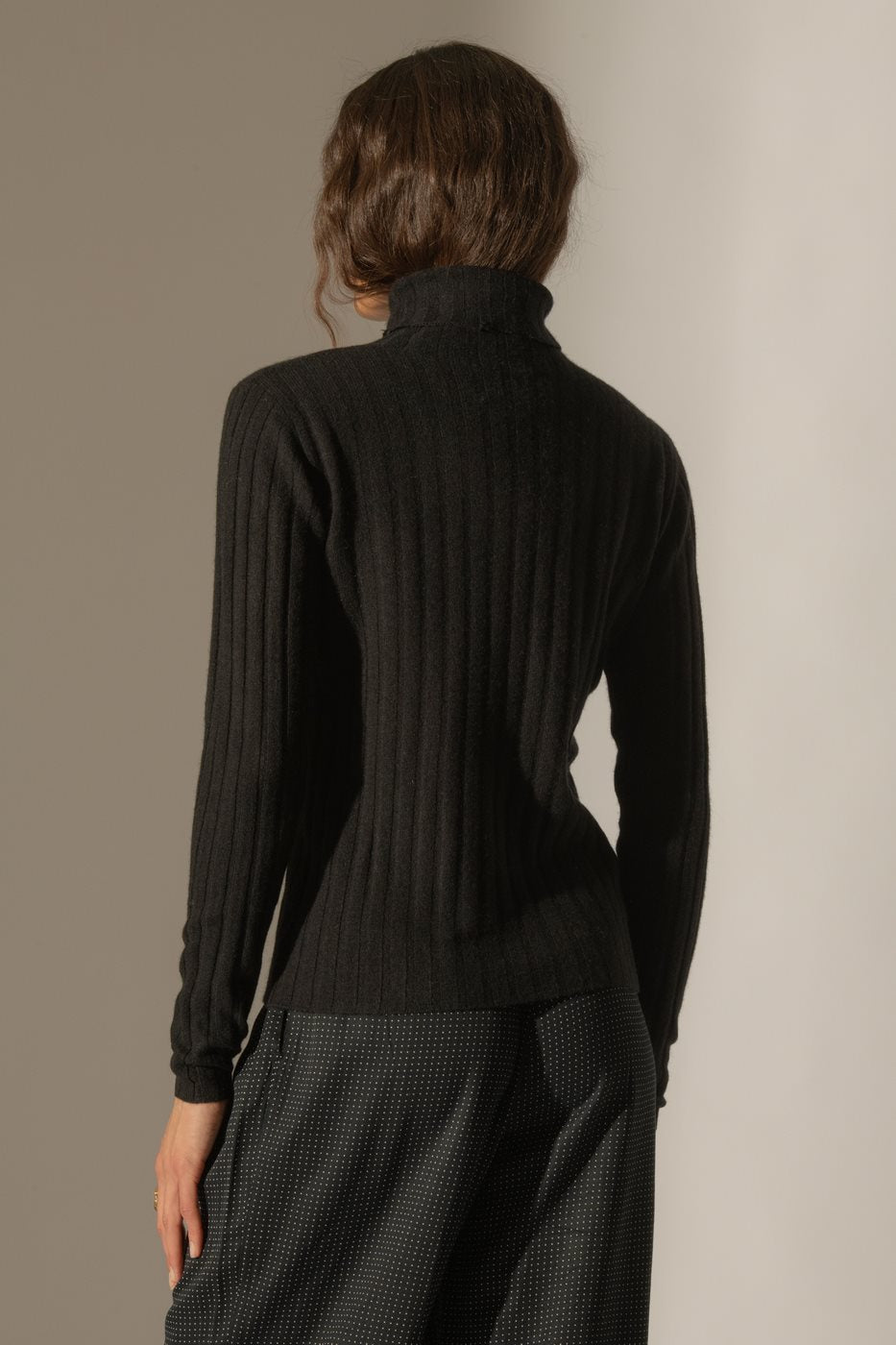 Roll Neck Jumper - Craigton - Black