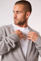 Cardigan Col V Errol - Nuage Chiné