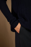 Pull Col Bateau - Bantaskin - Navy