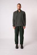 Chaleco con cremallera y cuello alto - Cody - Heather Khaki
