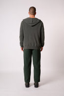 Gilet Zippé Capuche - Eldo - Kaki Chiné