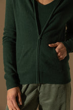 Gilet Zippé Capuche Emma - Cyprès