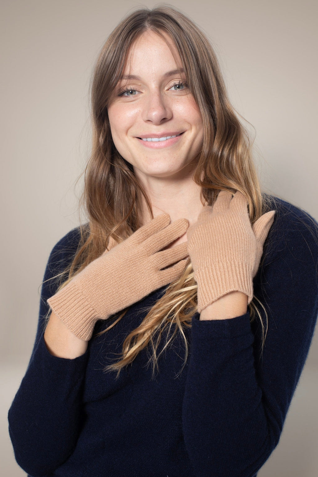 Guantes 4 Hilos - Hailey - Camel Jaspeado