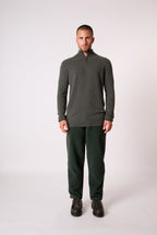 Trucker Jumper - Greg - Khaki Marl