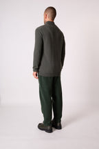 Trucker Jumper - Greg - Khaki Marl