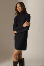 Robe Col Roulé - Amanda - Navy