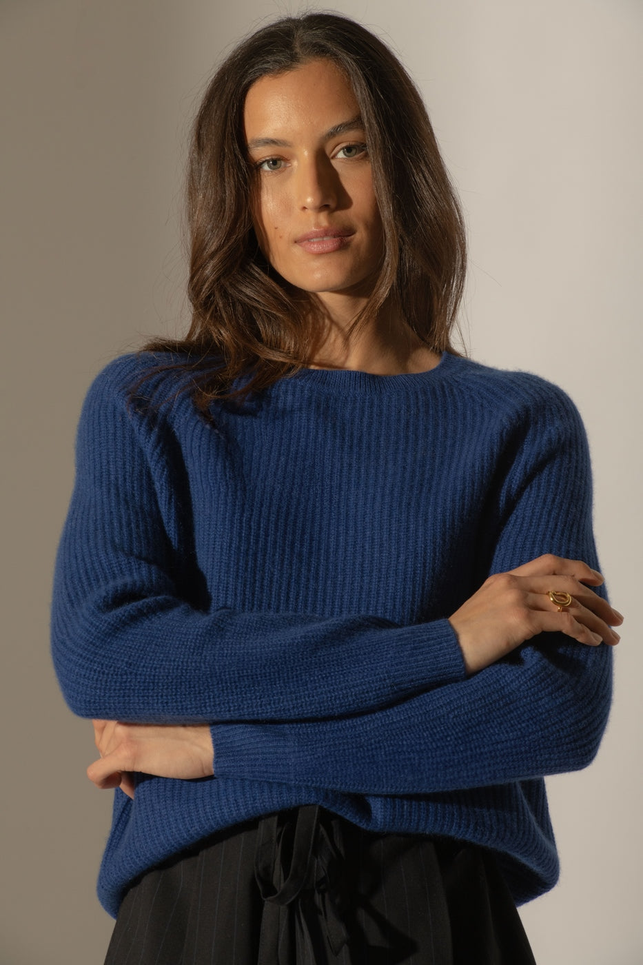 Pull Col Rond 4Fils Oceane - Outremer