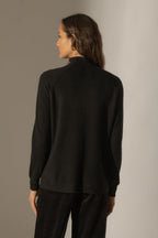 Pull Col Montant - Mollayra - Noir