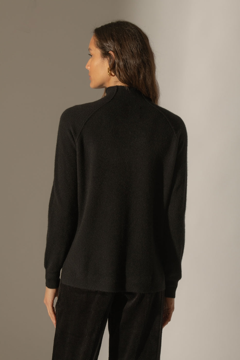 Pull Col Montant - Mollayra - Noir