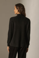 High Neck Sweater - Mollayra - Black
